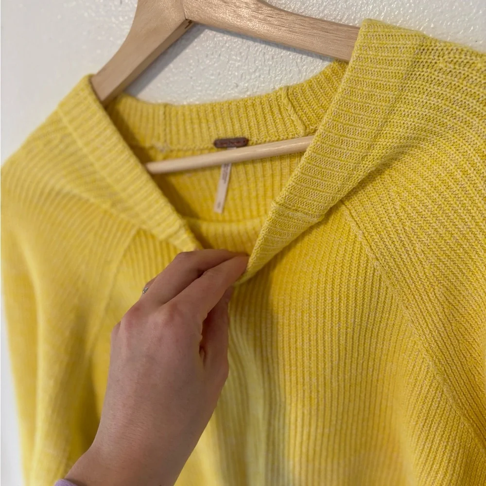 Free People Bright Yellow Turtleneck Sweater - Picture 6 of 11